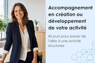accompagner a la creation ou au developpement de votre activite