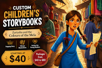 write and illustrate a kids storybook