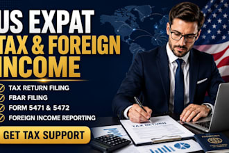 file your us expat tax return, fbar filing, form 5471 5472 for foreign income