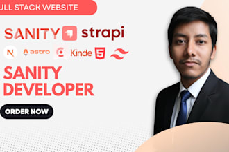 integrate strapi sanity headless cms in html react nextjs astro website