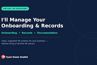 be your virtual HR assistant for onboarding and records