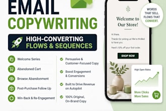 write high converting email sequences for your shopify store