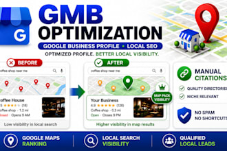 optimize your gbp for map pack and local SEO ranking