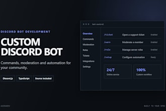 build a custom discord bot for your community