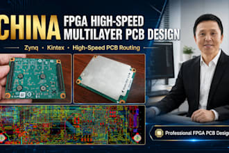 design high speed fpga multilayer pcb in altium or kicad