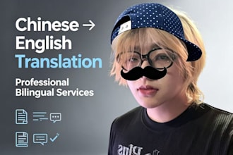 expertly translate chinese to english or english to chinese