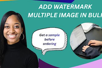 add watermark , logo add, remove object and background in 1 hour