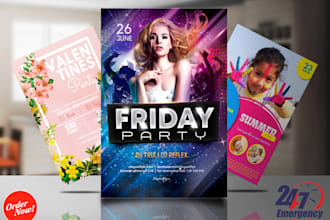 design a professional business flyer for your company
