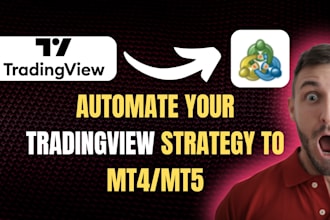 code your strategy from tradingview to mt5 or mt4