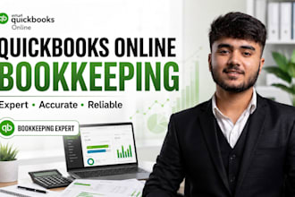 be your expert bookkeeper in quickbooks online