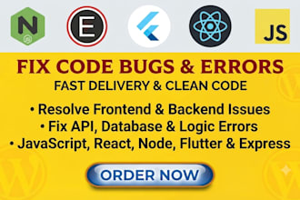 fix bugs, errors, and issues in your code, website