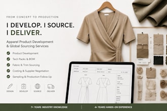 develop your apparel product from concept to production