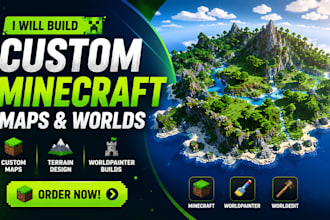 be your minecraft map builder for custom worlds and worldpainter maps