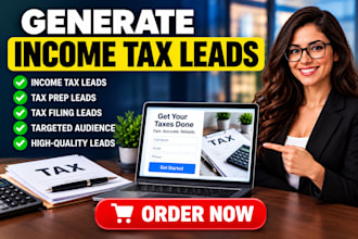 generate income tax leads with facebook ads and tax lead generation