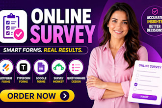 fill online survey questionnaire with typeform, googleform polls for respondents