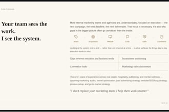 audit your marketing strategy, funnel and digital presence
