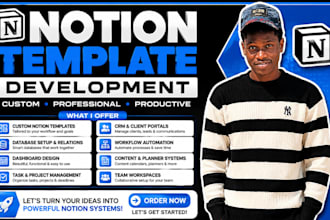 build a custom notion workspace dashboard CRM workflow system