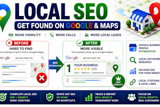 do local SEO to rank your website on google and maps
