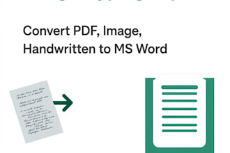 do bangla typing pdf to word and data entry