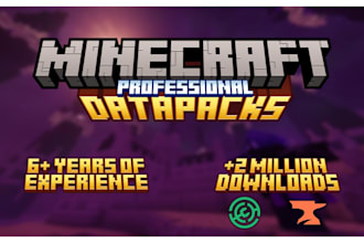 make a minecraft datapack for you
