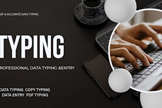 do data typing and data entry