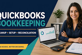 do quickbooks bookkeeping cleanup and reconciliation and tax ready reporting