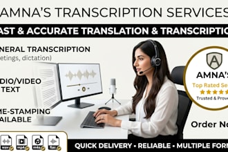 do english audio transcription or podcast transcription