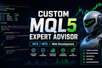 build your mql5 expert advisor or your web application saas