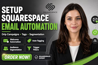 setup squarespace drip camapigns tags segmentation squarespace email automation