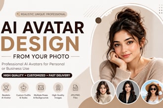 create professional ai avatar and custom ai character