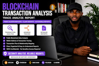 analyze blockchain transactions and trace crypto wallet activity