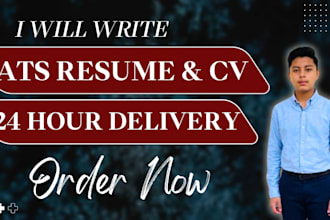 design ats optimized professional CV and resume in ms word