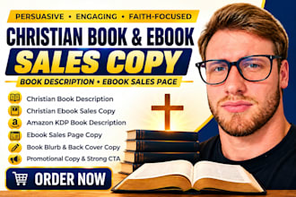 write christian book or ebook sales copy, book description, ebook sales page