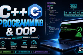 solve cpp programming tasks oop and data structures projects