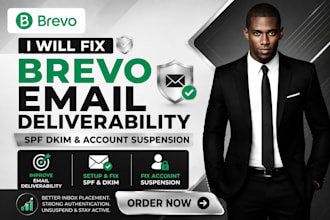 fix brevo email deliverability, spf dkim, and account suspension