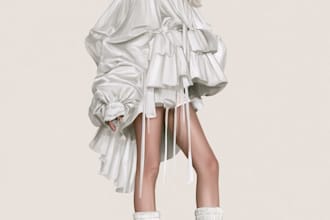 draw a fashion illustration or sketch