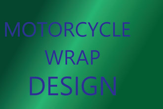 design motorcycle vinyl and modern bike wrap design and decal design wrap design