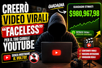 crea video virali senza volto per un canale youtube e guadagna piu velocemente