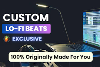 make a custom lofi beat for your commercial projects