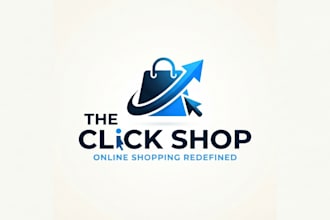 design a modern and professional online shop logo