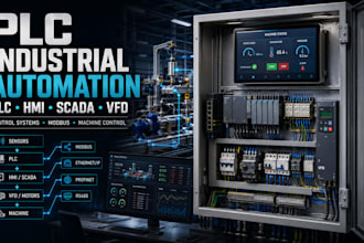 design plc hmi scada industrial automation control system