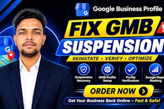 help fix your gmb suspension and restore it