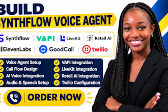 build synthflow voice agent vapi ai livekit retell eleven labs good call twilio