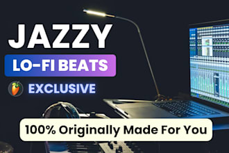 produce lofi chill, jazzy hip hop beats for you