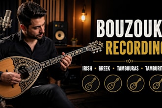 record irish bouzouki, greek bouzouki, tambouras and tamburitza for you music