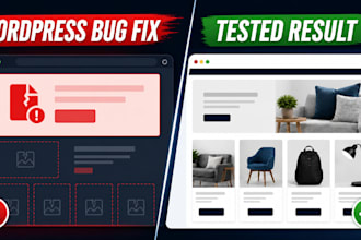 fix your wordpress or woocommerce bugs