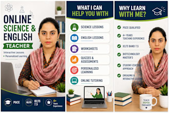 teach science and english with personalized lessons for better learning outcomes