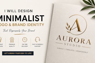 create brand logo and weddings cards
