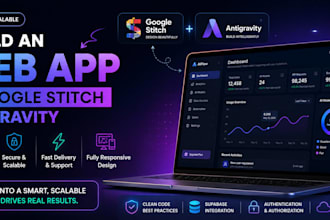 build an ai web app using google stitch and antigravity