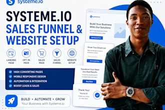setup system io landing page opt in sales page system io sales funnel website